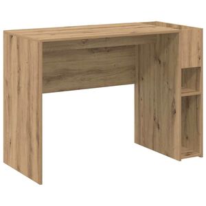 vidaXL Skrivbord Artisan Ek Konstruerat tr&auml; 109 x 50 x 78 cm