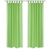 Genomskinlig gardin 140 x 175 cm 2-pack Apple Green