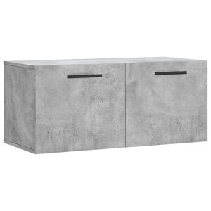 vidaXL V&auml;ggsk&aring;p betonggr&aring; 80x36,5x35 cm konstruerat tr&auml;