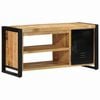 vidaXL Skob&auml;nk Brun 100 x 40 x 50 cm Massivt Mangotr&auml;