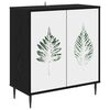 vidaXL Sideboard HANAU Svart ek 69 x 33 x 76 cm Konstruerat tr&auml;