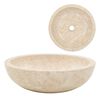 vidaXL Handfat 40x12 cm marmor gr&auml;ddvit