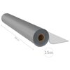 vidaXL Bordsskydd rulle matt 0,9x15 m 1,6 mm PVC