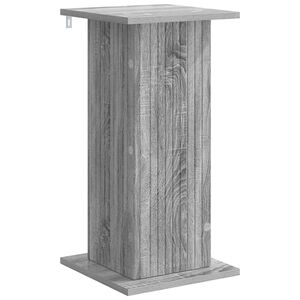 vidaXL V&auml;xtst&auml;ll Gr&aring; sonoma-ek 30,5 x 30 x 60,5 cm Konstruerat tr&auml;