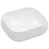 vidaXL Handfat 44,5x39,5x14,5 cm keramik vit
