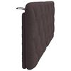 vidaXL Headboard Cushion Dark Brown 140 cm Fabric