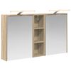 vidaXL Badrumssk&aring;psset 3 st 106 x 16 x 62,5 cm Konstruerat tr&auml;