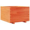vidaXL Odlingsl&aring;da vaxbrun 70x70x49,5 cm massiv furu