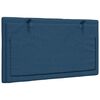 vidaXL Headboard Cushion "Hanko" Blue 90 cm Fabric