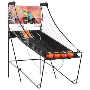 vidaXL Basketbolls arkadmaskin med 4 bollar f&ouml;r 2 spelare