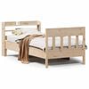 vidaXL S&auml;ngram utan madrass 90x200 cm massiv furu