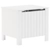 vidaXL F&ouml;rvaringsl&aring;da med lock RANA vit 60x49x54 cm massiv furu