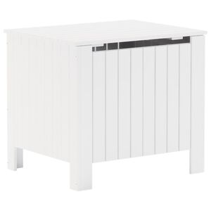 vidaXL F&ouml;rvaringsl&aring;da med lock RANA vit 60x49x54 cm massiv furu