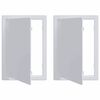 vidaXL &Aring;tkomstpaneler 2 st Vit 15 x 23 cm ABS Plast
