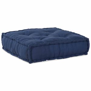 vidaXL Modulsofa enhet Tyg Indigo 70 x 70 x 36 cm
