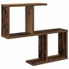 vidaXL V&auml;gg hylla Gammalt tr&auml; 60 x 12 x 50,5 cm Konstruerat tr&auml;