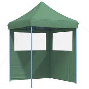 vidaXL Pop-Up hopf&auml;llbart partyt&auml;lt med 2 sidov&auml;ggar gr&ouml;n