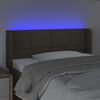 vidaXL S&auml;nggavel LED taupe 93x16x78/88 cm tyg