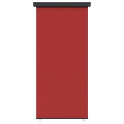vidaXL Balkongmarkis 122x250 cm röd