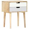 vidaXL S&auml;ngbord 47x35x59 cm massivt mangotr&auml;