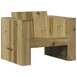 vidaXL Tr&auml;dg&aring;rdsf&aring;t&ouml;lj 79x60x62 cm impregnerad furu