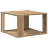 vidaXL Kaffeebord Artisan Ek 51,5 x 51,5 x 30 cm Konstruerat tr&auml;