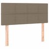 vidaXL Rams&auml;ng med madrass taupe 120x200 cm tyg