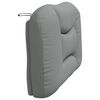 vidaXL Headboard Cushion "Hvar" Light Grey 100 cm Fabric
