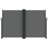 vidaXL Infällbar sidomarkis antracit 160x600 cm