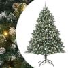 vidaXL Konstgjord julgran Gr&ouml;n 240 cm PVC och Plast och St&aring;l