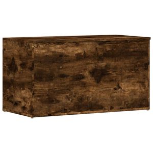 vidaXL F&ouml;rvaringskista r&ouml;kf&auml;rgad ek 84x42x46 cm konstruerat tr&auml;