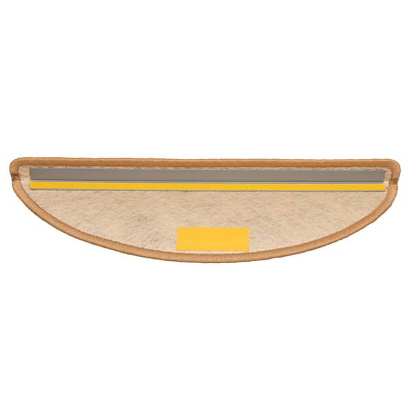 vidaXL Trappmattor sj&auml;lvh&auml;ftande sisal-look 30 st 56x17x3 cm sisal