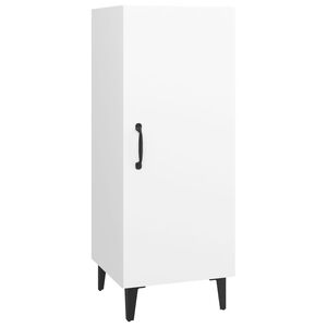 vidaXL Skänk vit 34,5x34x90 cm konstruerat trä