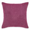 vidaXL Kudde 2 st velour rosa 45x45 cm