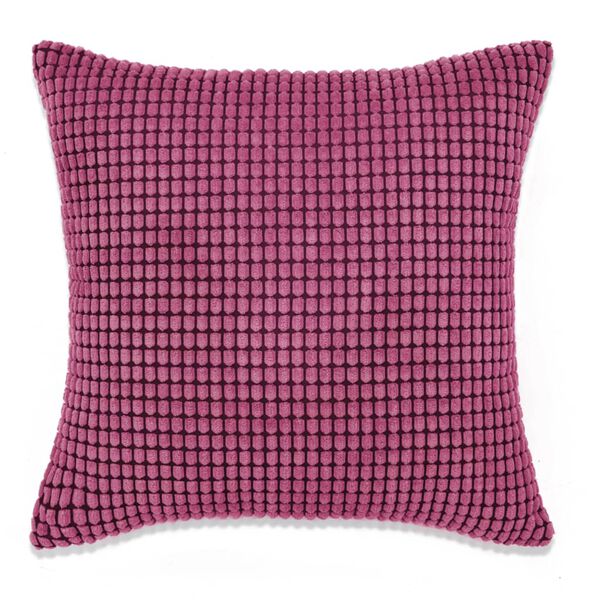 vidaXL Kudde 2 st velour rosa 45x45 cm