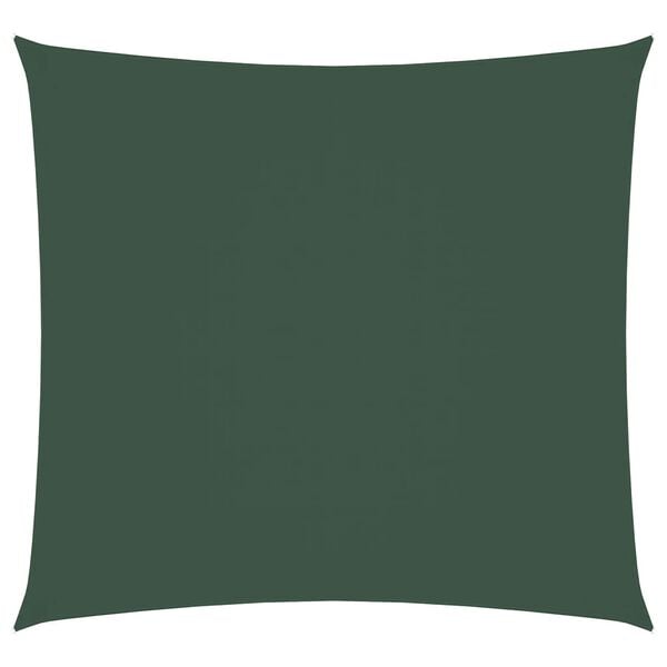 vidaXL Solsegel oxfordtyg fyrkantigt 2x2 m m&ouml;rkgr&ouml;n