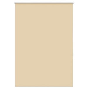 vidaXL Rullgardin m&ouml;rkl&auml;ggningsbar beige 115x130 cm tyg bredd 110,7 cm