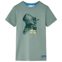 T-shirt för barn khaki 92