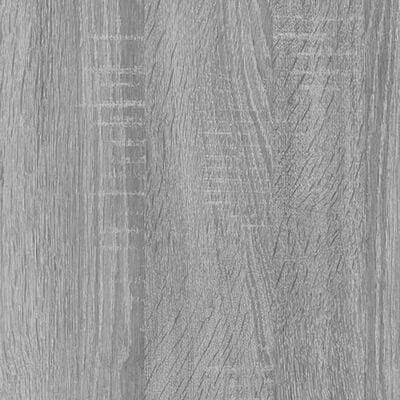 vidaXL Badrumsskåp med inbyggt handfat grå sonoma konstruerat trä
