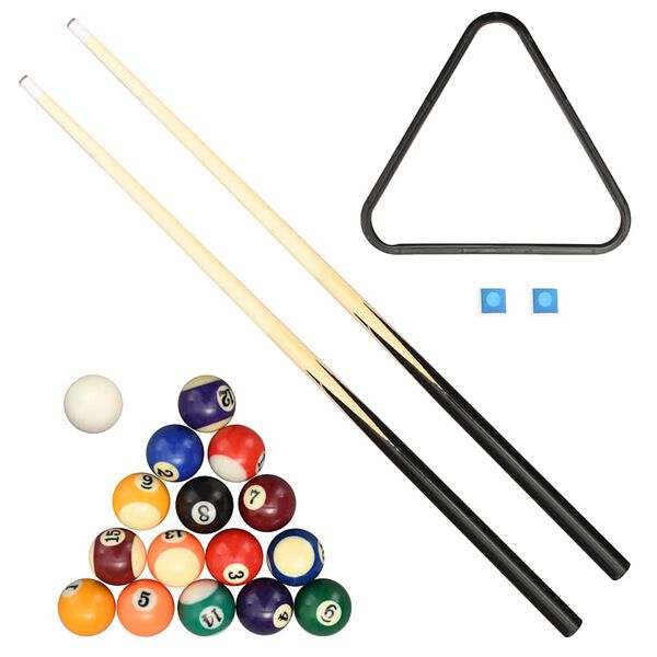 vidaXL Biljardbord mini 3 feet 92x52x19 cm svart och grön