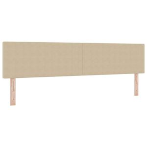 vidaXL Huvudgavel med huvudgavel Ljust gr&ouml;ngr&aring; 200 cm Konstl&auml;der