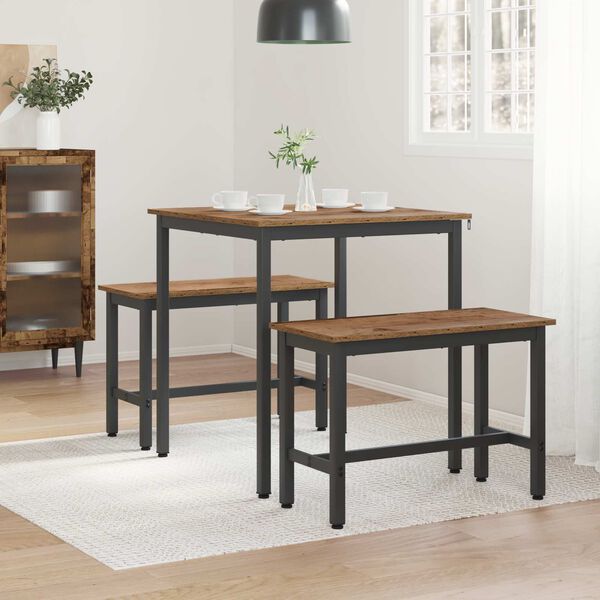 vidaXL Matbord METALL