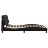 vidaXL Bed Frame without Mattress Black 160x200 cm Velvet
