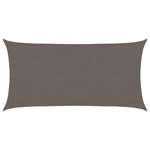 vidaXL Solsegel 160 g/m&sup2; antracit 3x6 m HDPE