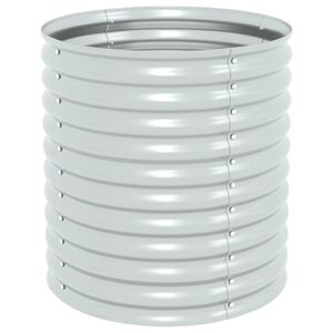 vidaXL Odlingsl&aring;da upph&ouml;jd galvaniserat st&aring;l 80x80x81 cm silver