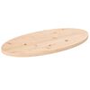 vidaXL Bordsskiva 70x35x2,5 cm massivt tr&auml; furu oval