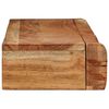 vidaXL V&auml;gghyllor 2 st 100x17x8 cm massivt tr&auml; akacia