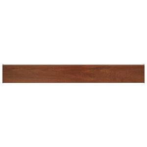 vidaXL F&ouml;nsterbr&auml;da Brun tr&auml; 80 x 15 x 4,5 cm PVC