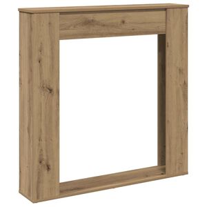 vidaXL Spiselkrans artisan ek 100x20x100 cm konstruerat tr&auml;