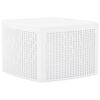 vidaXL Sidobord vit 54x54x36,5 cm plast
